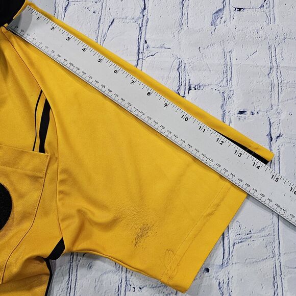 USSF Pro Soccer Referee Jersey Official Sports Yellow SIZE Y LARGE - Picture 6 of 10